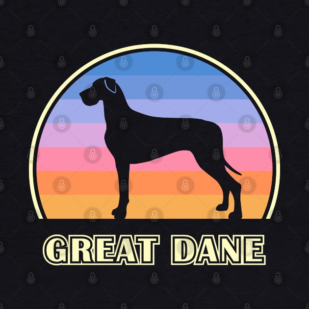 Great Dane Vintage Sunset Dog by millersye